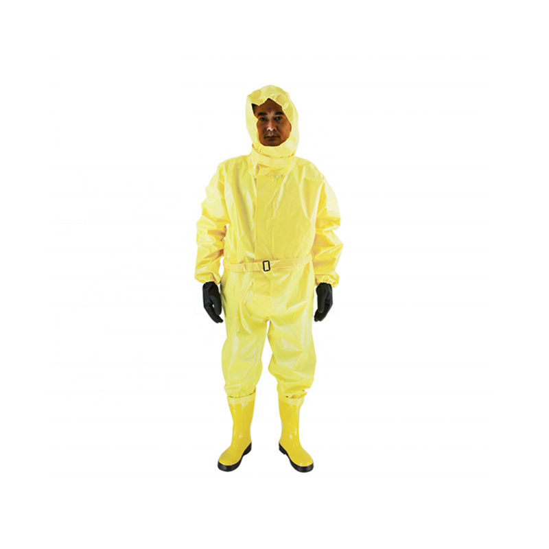 Vstupný oblek proti tekutým chemikáliám úrovne A pre hasičov