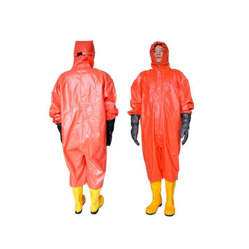 Obleky odolné voči chemikáliám z PVC materiálu
